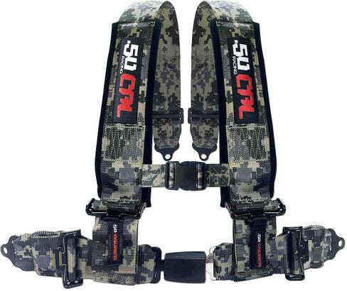 Child Bump Seat for Polaris RZR XP1000 XP Turbo w/Camouflage 2in 4 point harness RZR bump seat [5048A5 CB 6038] in Saudi Arabia