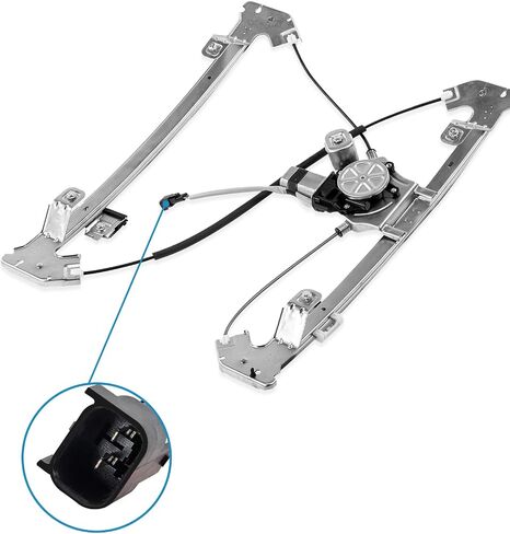 TRIBLE SIX 741-969 Rear Right Passenger Side Window Regulator with Motor Replacement for 2004 2005 2006 2007 2008 Ford F-150 Lincoln in Saudi Arabia