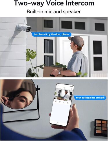 FOSCAM 3K 5MP Security Cameras Wireless Outdoor, 5GHz&2.4GHz WiFi Surveillance Camera for Home Security Outside, 120° FoV, 6X Zoom, AI Detect Human/Vehicle, 66FT Color Night Vision, IP66 in Kuwait