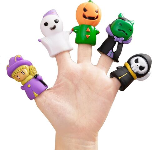 5 Pieces Christmas Finger Puppets Toys for Kids Santa Claus Snowman Character Finger Puppet for Party Favors Goodie Bag Fillers in Saudi Arabia