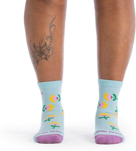 Wide Open Crew Socks for Women – Merino Wool, Lightweight Comfortable Cotton Blend High Long Socks for Everyday Wear (9507) in Kuwait