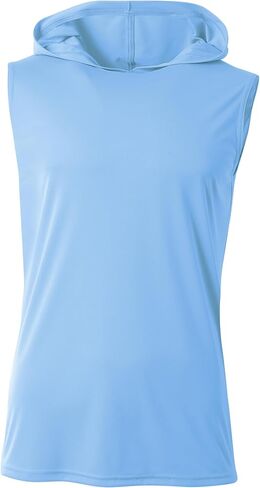 A4 N3410 Men Performance Hooded Tee Athletic Fit Workouts Sleeveless Hoodie in Saudi Arabia
