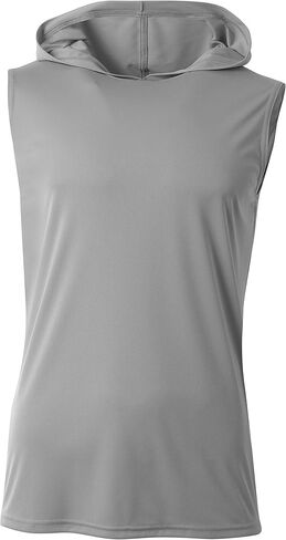 A4 N3410 Men Performance Hooded Tee Athletic Fit Workouts Sleeveless Hoodie in Saudi Arabia