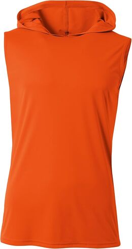 A4 N3410 Men Performance Hooded Tee Athletic Fit Workouts Sleeveless Hoodie in Saudi Arabia