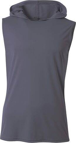 A4 N3410 Men Performance Hooded Tee Athletic Fit Workouts Sleeveless Hoodie in Saudi Arabia
