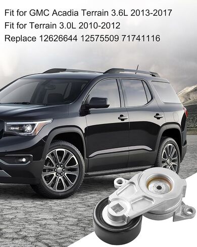 حزام السربنتين موتر محرك أدوات مكونات ملائمة ل Chevy Equinox Traverse Buick Lacrosse GMC Acadia Terrain Cadillac XTS SRX استبدال 12610680 12626644 6K938 in Saudi Arabia