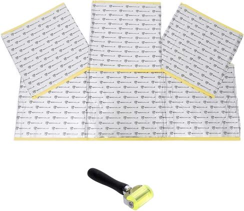 Rockville Rockmat RM12-S 12 Sq Ft Sound Dampening/Deadening Butyl Rubber Car Kit Silver in Saudi Arabia