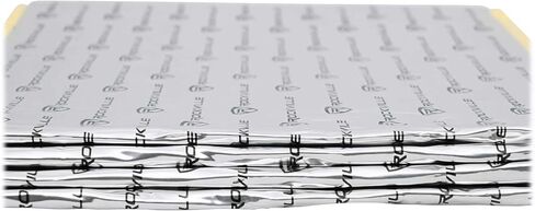 Rockville Rockmat RM12-S 12 Sq Ft Sound Dampening/Deadening Butyl Rubber Car Kit Silver in Saudi Arabia
