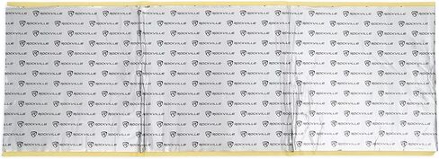 Rockville Rockmat RM12-S 12 Sq Ft Sound Dampening/Deadening Butyl Rubber Car Kit Silver in Saudi Arabia