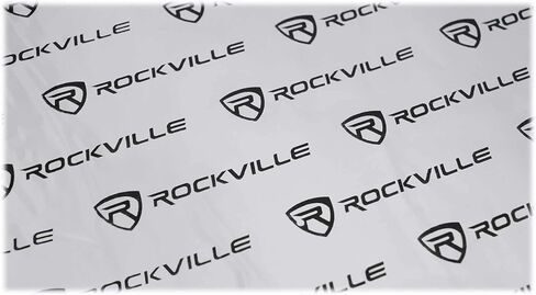 Rockville Rockmat RM12-S 12 Sq Ft Sound Dampening/Deadening Butyl Rubber Car Kit Silver in Saudi Arabia