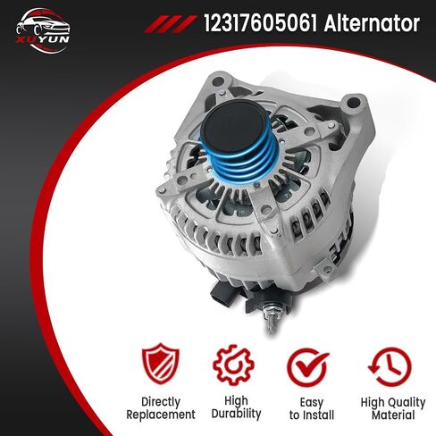 104210-6920 12V 225AMP Alternator Compatible With 2015-2020 Ford F-150 V6 2.7L, 2019-2020 F-150 V6 3.3L, 2017-2020 F-150 V6 3.5L, 104211-0820 FL3Z-10300-FA FL3Z-10346-B in Kuwait