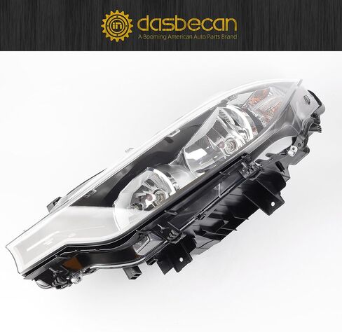 مصباح أمامي هالوجين من Dasbecan متوافق مع 2012-2015 BMW 320i 328i 335i 328i xDrive & 328d 328d xDrive من العدسات الجانبية للسائق الأيسر ومجموعة المصابيح الأمامية المزخرفة تحل محل # 63117338709 BM2502169 in Saudi Arabia