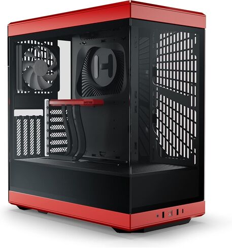 HYTE Y70 Mid-Tower ATX Gaming PC Desktop Case - Panoramic Tempered Glass - Dual Chamber - High Airflow Chassis - PCIE 4.0 Riser Cable Included - New Modern Aesthetic - Taro Milk (Purple) in Kuwait