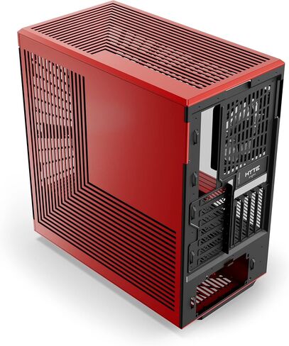 HYTE Y70 Mid-Tower ATX Gaming PC Desktop Case - Panoramic Tempered Glass - Dual Chamber - High Airflow Chassis - PCIE 4.0 Riser Cable Included - New Modern Aesthetic - Taro Milk (Purple) in Kuwait