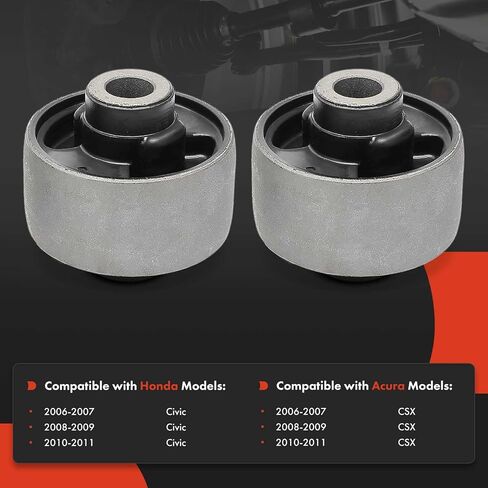 A-Premium 2 X الأمامية الأمامية الأمامية لأسفل ذراع الذراع ، متوافقة مع Honda Civic & Acura CSX ، 2006 2007 2008 2010 2011 in Saudi Arabia