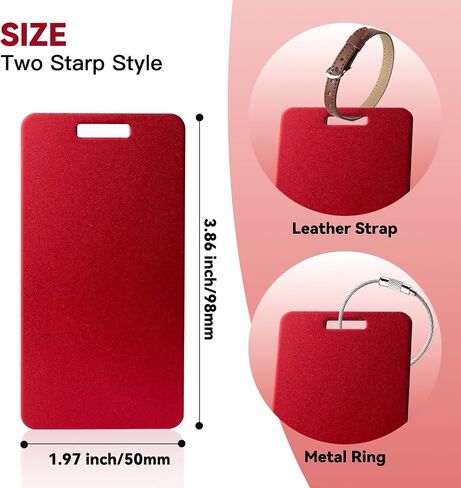10 Pack Personalized Luggage Tags - Custom Laser Engraved Aluminum Luggage Tags for Cruise Travel - Name Tags for Bags and Backpacks in Saudi Arabia
