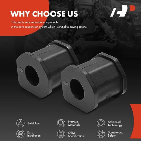 A-Premium 2 x Front To Control Arm Sway Bar Bushing Kit, Compatible with Mitsubishi Montero Sport 1997-2004 in Saudi Arabia