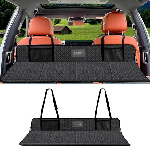 موسع المقعد الخلفي للسيارة القابل للطي من EULANT، لوحة تمديد مرتبة المقعد الخلفي للسيارة، تزيد من مساحة صندوق السفر ومساحة مرتبة السيارة لسيارات الدفع الرباعي، وصندوق السيارة، وطراز Tesla Y/3 وغيرها in Saudi Arabia