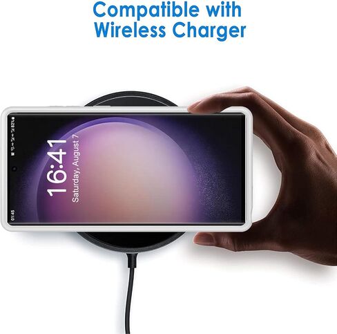 Battery Case for Galaxy S22 Ultra/S23 Ultra,12000mAh High Capacity Rechargeable Portable Protective Extended Charger Case Compatible with S22 Ultra/S23 Ultra 6.8inch Charging Case with Wireless-Black in Kuwait