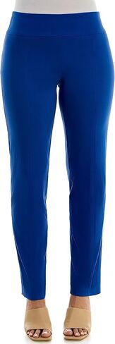 Zac & Rachel Women's Millennium Fabric Pull-On Slim Leg Pant, Habanero Gold, 6 in Saudi Arabia
