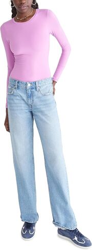 Aeropostale Womens على محمل الجد ناعم ناعم طاقم الرقبة طويلة الأكمام in Saudi Arabia