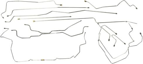 مضمّن أنبوب متوافق مع 1995-98 Chevrolet GMC Truck 4WD 1500 Std Ext Cab Long أو Short Berk Brake Kit 14pc ، in Saudi Arabia
