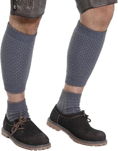 Lederhosen Shoes Men - Authentic German Shoes for Oktoberfest - Trachten Shoes - Haferl German Shoes - Brown in Saudi Arabia