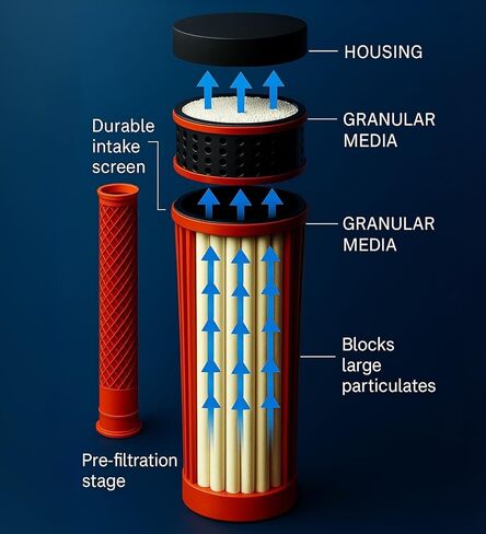 LifeSaver Jerrycan Pyrifier - المواصفات العسكرية ، جهاز تنقية المياه الثقيلة للبرية ، والتخييم ، والمشي لمسافات طويلة ، والاستعداد للطوارئ ، ومجموعة البقاء على قيد الحياة (أخضر الجيش) in Saudi Arabia
