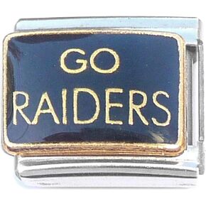 Go Raiders Sports Team Italian Charm in Saudi Arabia