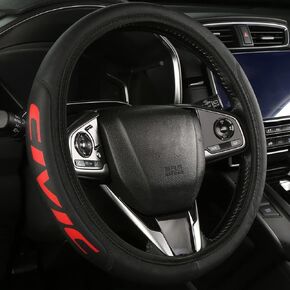 Leather Steering Wheel Cover Compatible with CR-V Universal Size in Kuwait