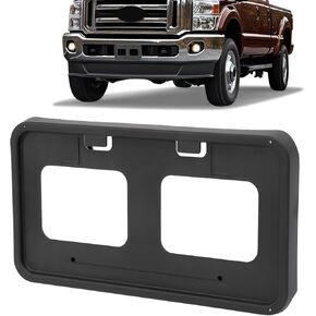Front License Plate Bracket Holder Compatible with 2011-2016 Ford F250 F350 F450 F550 Super Duty Replacement for BC3Z-17A385-AA FO1068131 Bumper License Plate Tag Mounting Frames in Kuwait