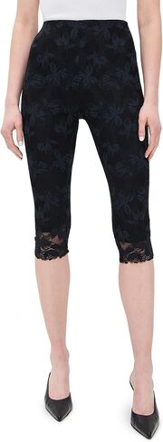 Mikeala النسائية Allover Lace Knee Capris in Saudi Arabia