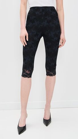 Mikeala النسائية Allover Lace Knee Capris in Saudi Arabia