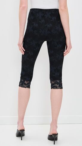 Mikeala النسائية Allover Lace Knee Capris in Saudi Arabia