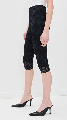 Mikeala النسائية Allover Lace Knee Capris in Saudi Arabia