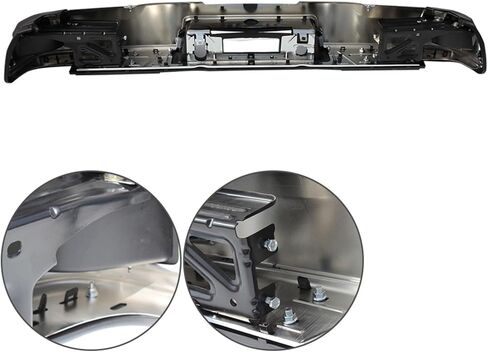 LABLT REAL PUMPER ASSEMBLY Chrome Steel President for Silverado Sierra 1500 2014 2015 2016 2017 2018 استبدال GM1103176 GM1102558 in Kuwait