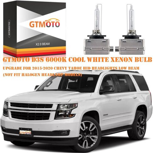 لعام 2015 2016 2017 2018 2019 2020 Chevy Tahoe Suburban Hid Hid Liptlips Bi Xenon Low Beam Plbs D3S ، 6000K White White OEM 4300K 35W D3SC1 Lights ، 2 Pack in Saudi Arabia