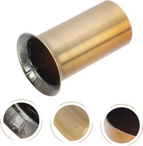 Artibetter 10pcs شمعة الثريا الحديدية ضوء الأكمام الأنيقة ذات الحواف للشمعدانات قاعدة مصباح القاعدة in Saudi Arabia