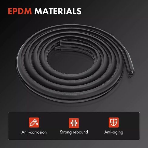 A-Premium Front Left - Door Weatherstrip Seal Compatible with Chevrolet Tahoe, Suburban 1500, Suburban 2500, Avalanche & GMC Yukon, Yukon XL 1500, Yukon XL 2500 & Cadillac Escalade, Escalade ESV in Saudi Arabia