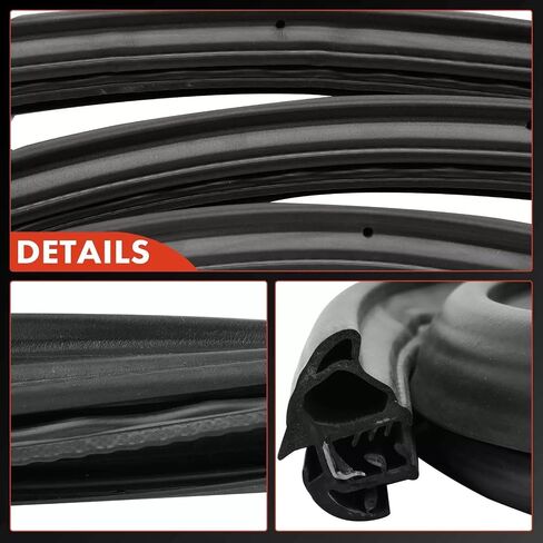A-Premium Front Left - Door Weatherstrip Seal Compatible with Chevrolet Tahoe, Suburban 1500, Suburban 2500, Avalanche & GMC Yukon, Yukon XL 1500, Yukon XL 2500 & Cadillac Escalade, Escalade ESV in Saudi Arabia