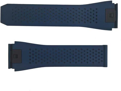 شريط ساعة مطاط Blue FKM مع آلية إطلاق سريعة لتناسب TAG Heuer Connected E3 و E4 45 مم الساعات الذكية. in Saudi Arabia