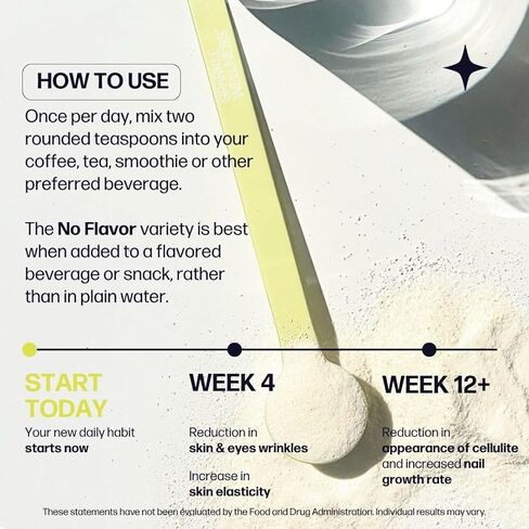 Marine Skin Boost Plus (No Flavor) [50-Serves] | Collagen Powder Supplement with Marine-derived VERISOL Bioactive Hydrolyzed Collagen Peptides, Vitamin C & Hyaluronic Acid in Kuwait