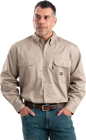 Berne Men's FR Button Down Workshirt in Saudi Arabia