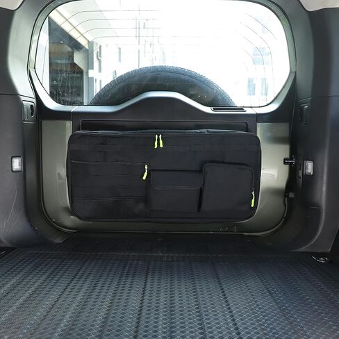 PIUGILH Tailgate Storage Bag Compatible with Land Rover Defender 90 110 130 2020-2025+, Back Door Tailgate Tool Kit Storage Bag Organizer Cargo Rack in Saudi Arabia