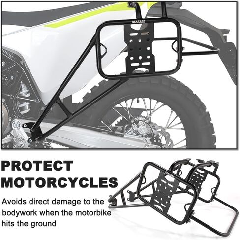 رفوف دعم Saddlebag تناسب Husqvarna 701 Enduro 2016-2025 حامل الدعم الجانبي لرفوف الدراجات النارية in Saudi Arabia