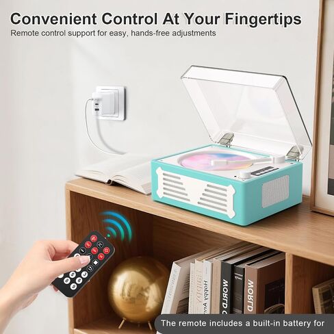 مشغل أقراص مضغوطة محمولة مع مكبرات صوت مزدوجة HIFI ، والبطارية القابلة لإعادة الشحن ، ومشغل أقراص مضغوطة سطح المكتب الرجعية للمنزل مع Bluetooth Out & INPUT ، وتشغيل USB ، و Aux-in ، ومقبس سماعة الرأس ، و Boombox in Kuwait