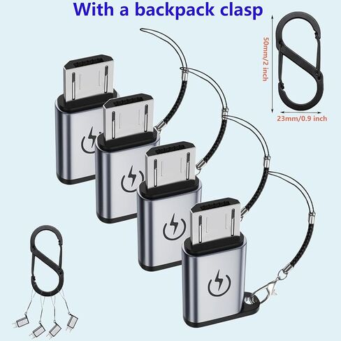 USB A to USB C,Type C Female to USB Male,Type C Male to Type C Female,Type C to USB B iPhone Female to Type c Compatible Samsung Galaxy,Laptop(5packs) in Saudi Arabia
