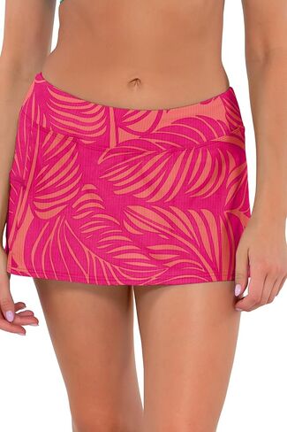 Sunsets Sporty Swim Skirt Women's Swimsuit Bikini Bottom (Ribbed Fabric) in Saudi Arabia