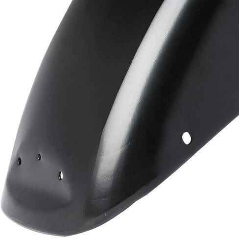 TCMT Front Fender W/Trims & Tip Tip Light Assembly مجموعة من أجل Harley Touring Flht Electra Glide Classic 89-13 Road King Custom 04-06 Tri Glide Ultra Classic 09-13 Painted Black in Saudi Arabia