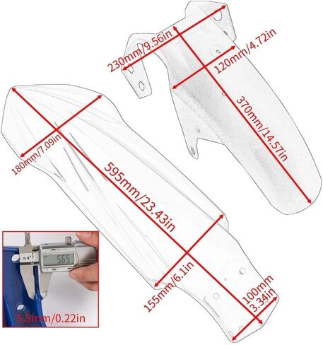 FOR TENERE700 Tenere 700 2020 2021 2022 2023 2024 2025 Custom Front Fender White Tenere 700 Accessories (White) in Saudi Arabia